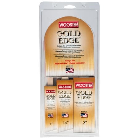 Office Desk 266905 Gold Edge Brush - Gold OF3579169